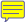 little yellow dialog symbol